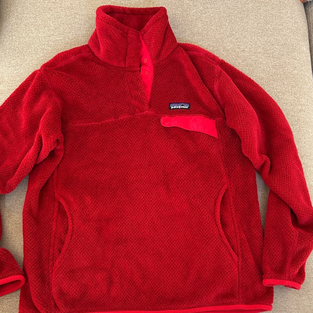 Patagonia Red Fleece Jacket